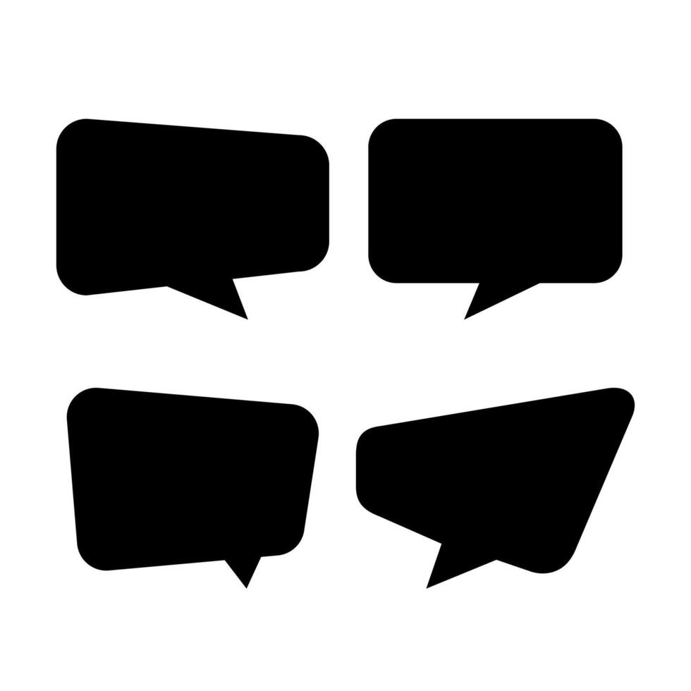 speech bubble isolated on white vector