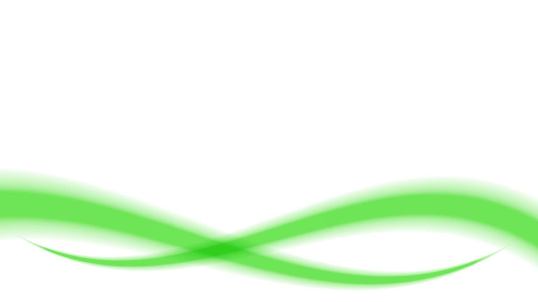 green soft wave shape graphic on a white background, abstract green graphic smooth shape for banner copy space, blurred gradient green wavy swirl soft effect, beautiful green white wave curve vector