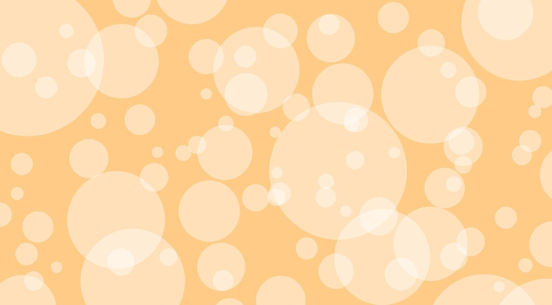 abstract orange bokeh, pastel soft for background defocused, bubble bokeh glowing circle soft for wallpaper, illustration bokeh bubbles orange pastel, blurred and smooth for light orange backdrop vector