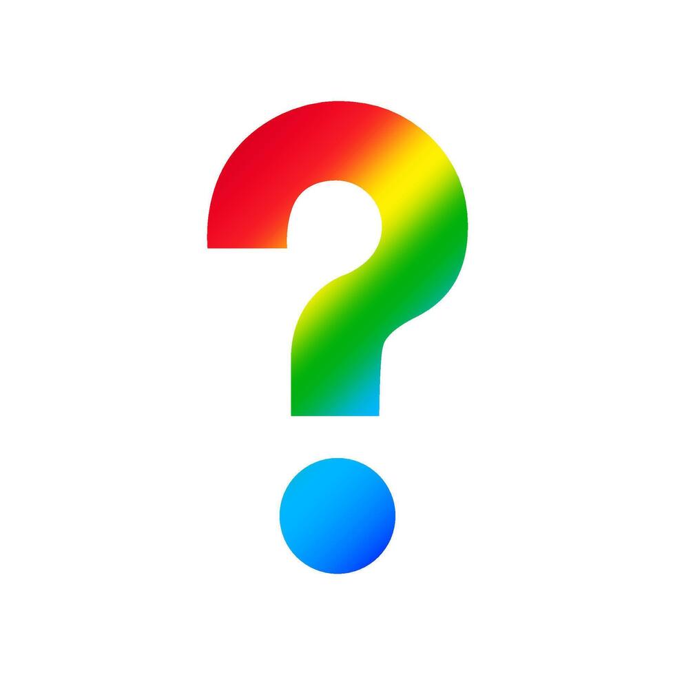 quotation mark sign isolated on white, quotation mark sign rainbow colorful for clip art, quote symbol for illustration, icon quote for graphic flat lay design vector