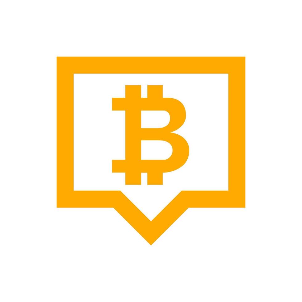 currency money in speech bubble square shape for icon, THB coin thailand for flat icon style, thai token money baht symbol orange, illustration money medal thai yellow gold vector