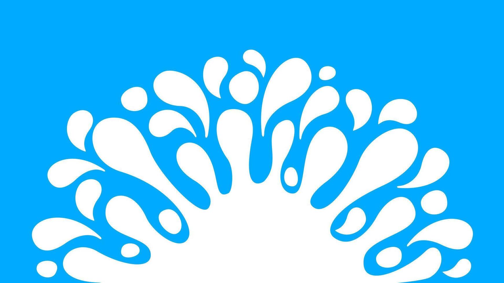 milk drop splash blob isolated on blue background, splash of milk blob white for element banner, milk drop splatter simple for banner copy space, liquid splashing milk symbol for graphic ad vector
