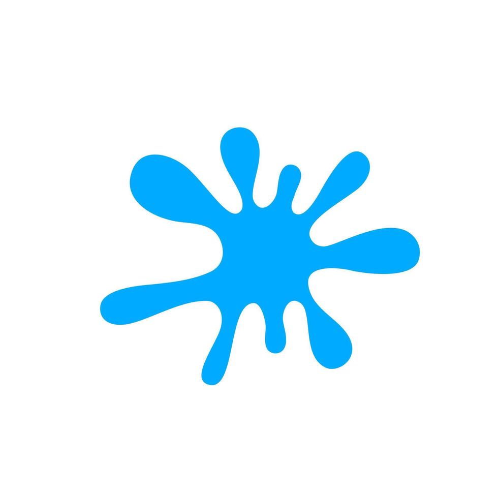 water drop splash, splash of water for element logo and icon, water drop splatter simple for banner songkran festival, splash water drop symbol vector