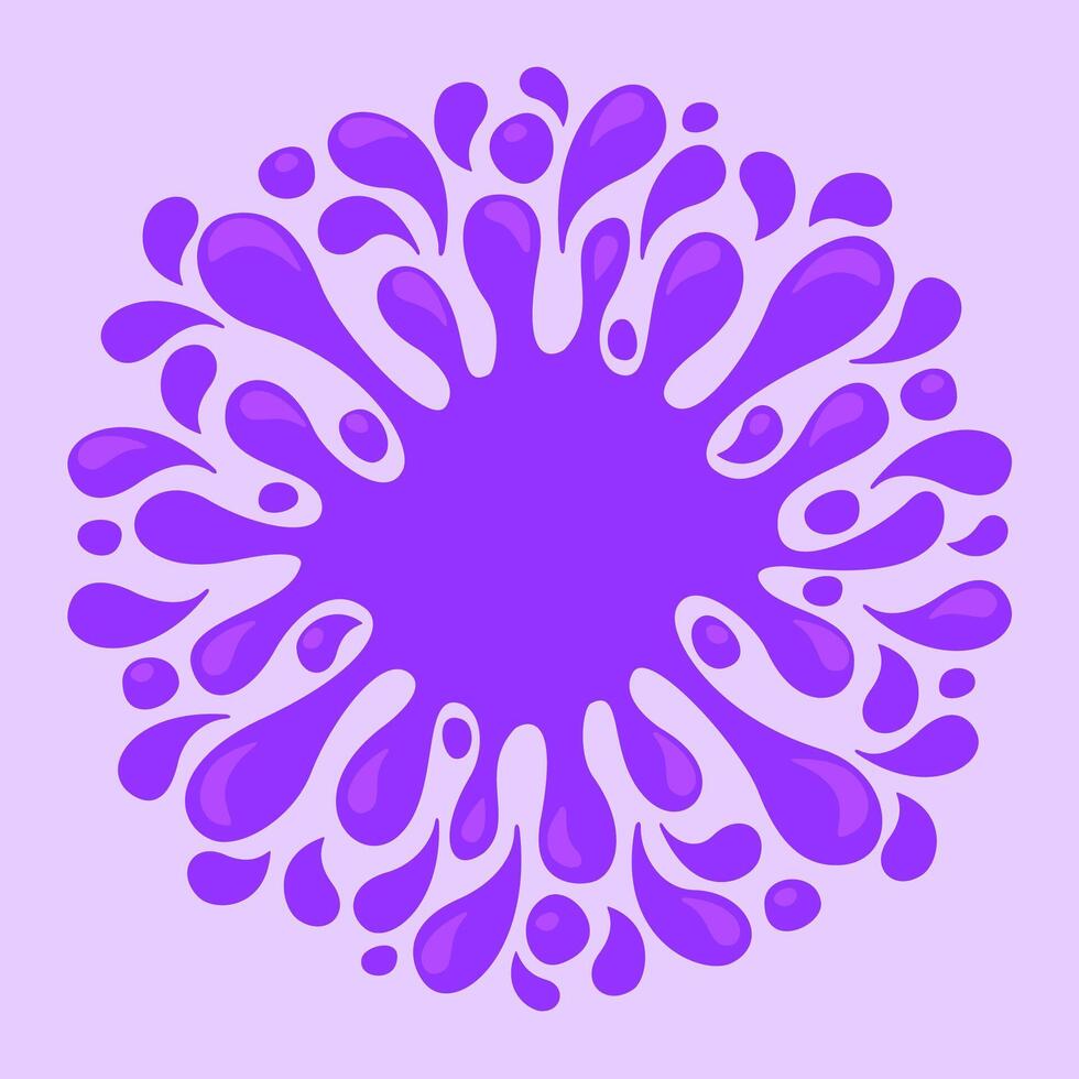 purple splash grape juice isolated on purple for background, graphic water blob pattern for design banner of vine packaging, illustration grape juice splash purple drop, water blob splash flow simple vector