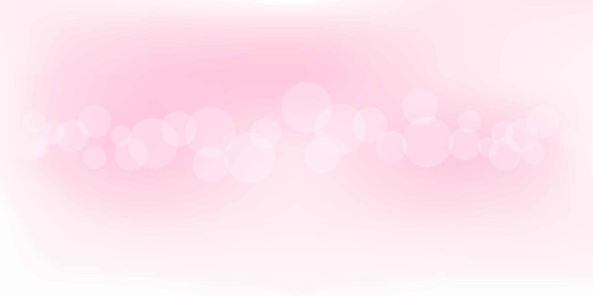 abstract soft pink bokeh for background, pastel pink with bokeh backgrounds banner ad, abstract glowing pink bright shine blurred, defocused bokeh glitter on pink soft for backdrop and wallpaper vector