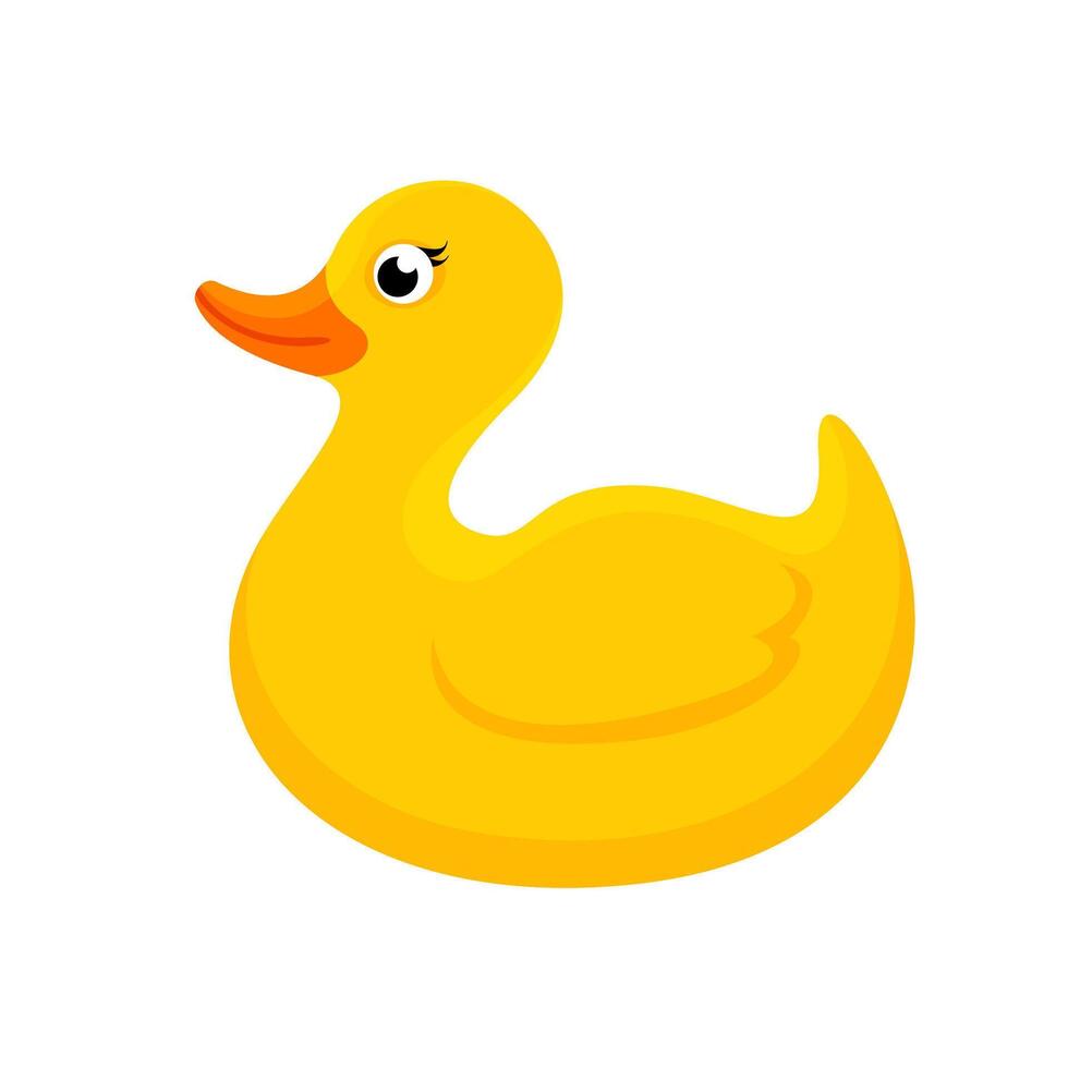 yellow duck clip art, cute duck cartoon infographics, illustration duck simple flat, ducks for kindergarten child learning, yellow duck for flash card of preschool kids vector