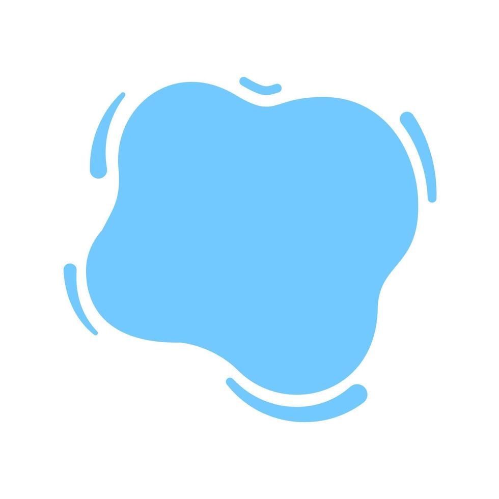 blob shape light blue soft for banner copy space, aqua background, water blob splash light blue color, water blobs droplet wave shape for element banner, blob round shape simple for graphics ad vector
