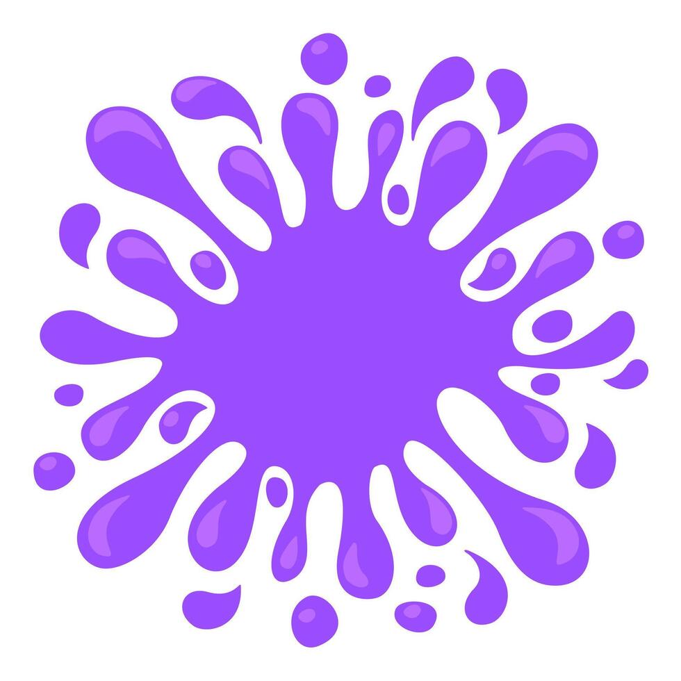 purple splash grape juice isolated on white for background, graphic water blob pattern for design banner of vine packaging, illustration grape juice splash purple drops vector