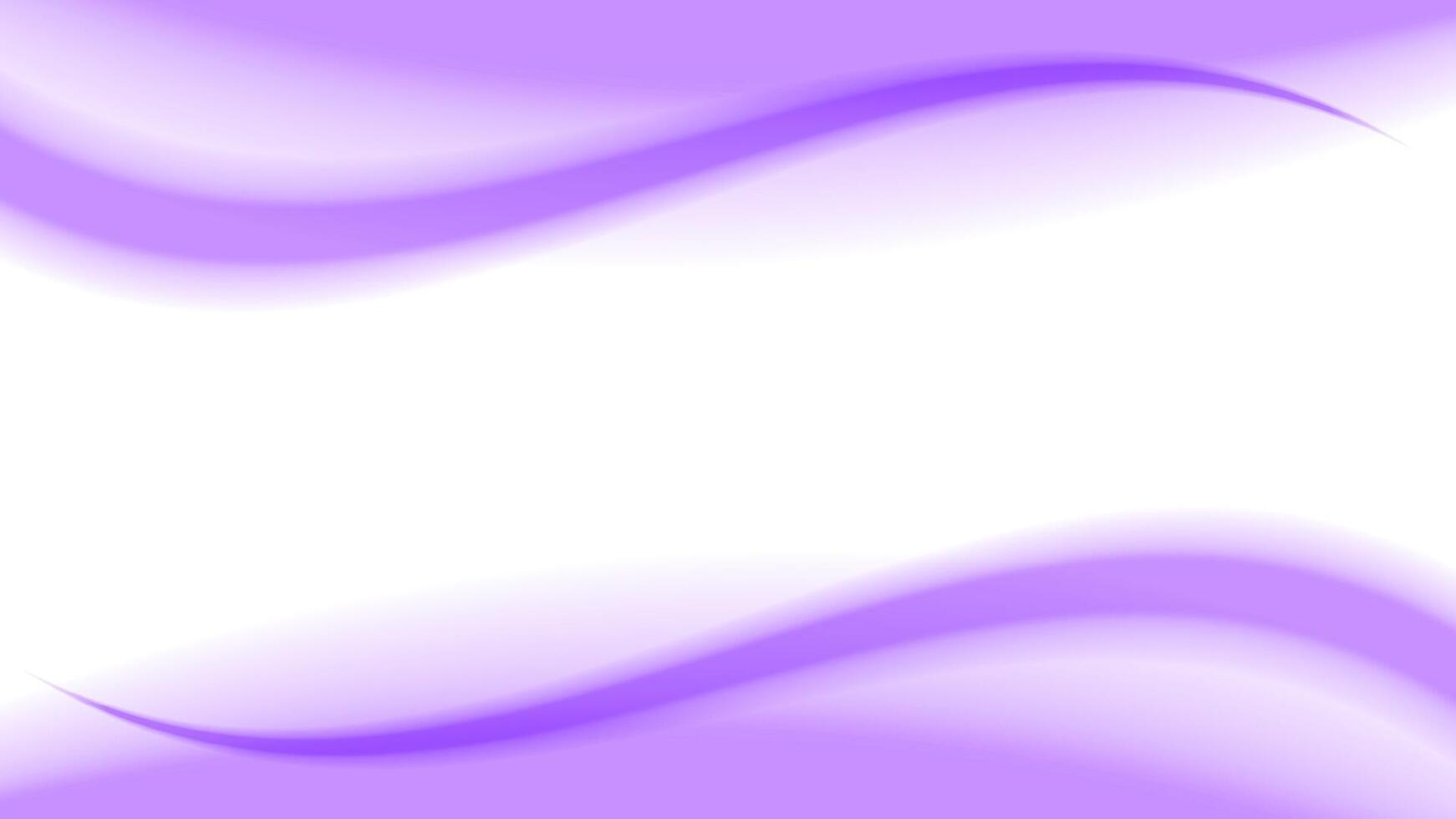 purple soft wave shape graphic on white background, abstract purple graphic smooth shape for banner copy space, blurred gradient purple wavy swirl soft effect, purple white wave curve vector