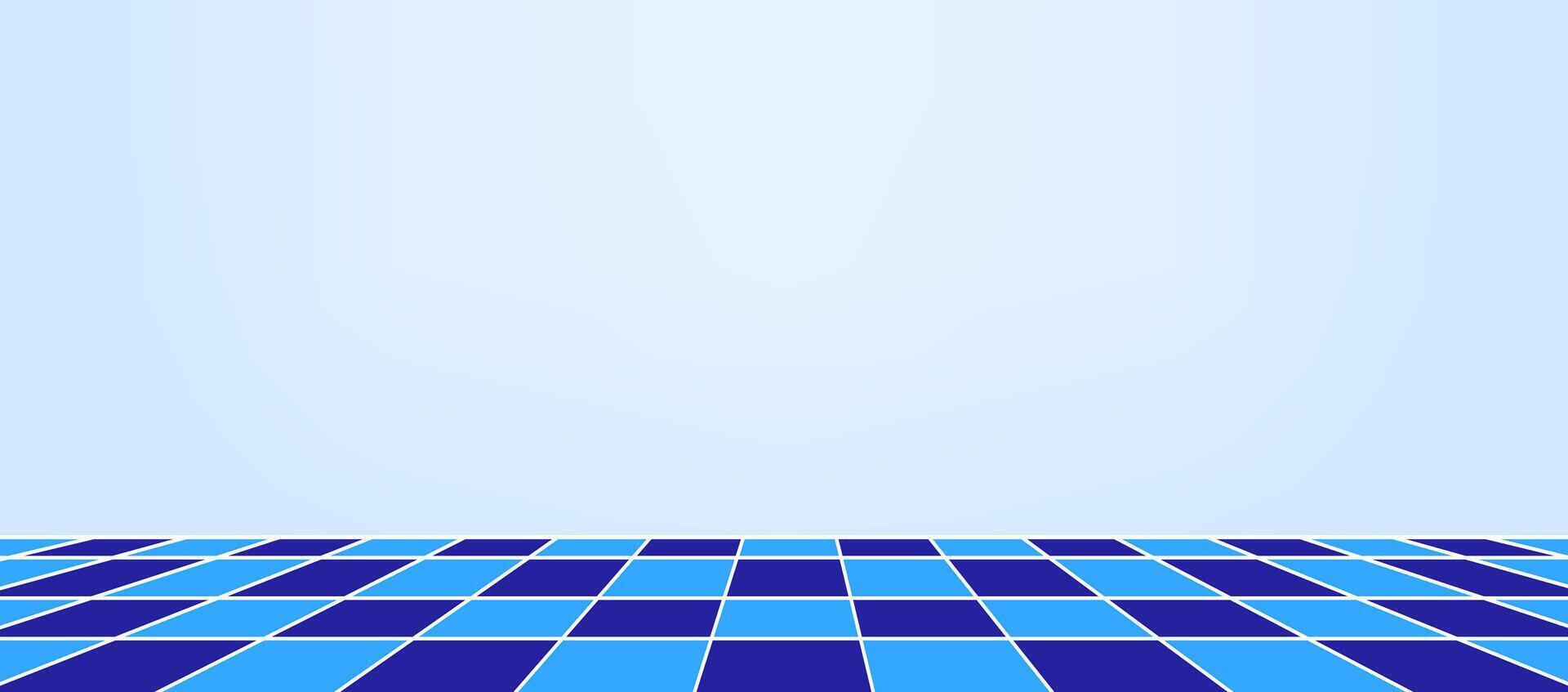wall and checkered tile ceramic for architecture background, bathroom floors and indoor wall, tiled floor blue color inside room, wall tiles checkered pattern, mosaic tile and floor empty vector