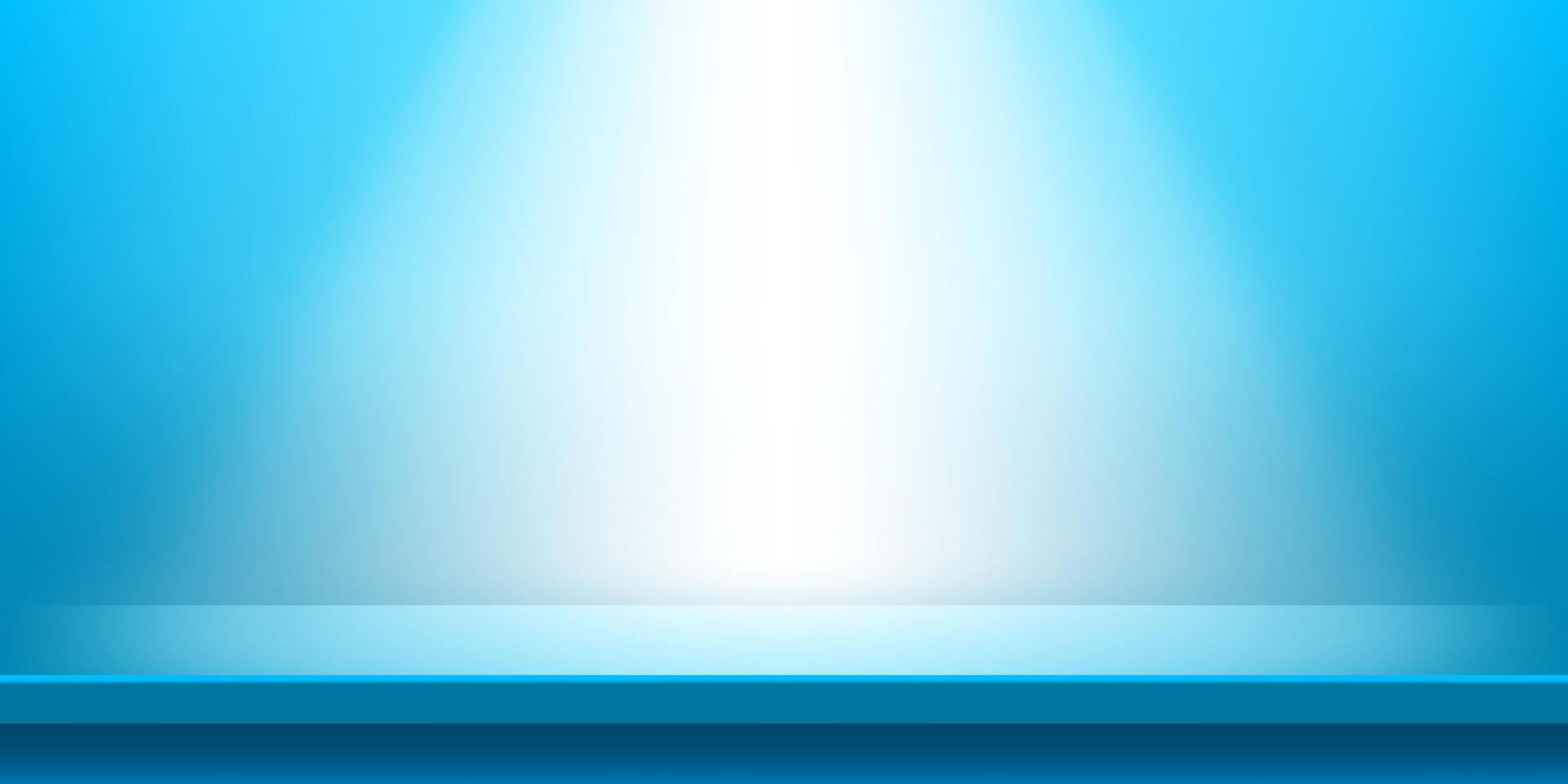 plank table light blue and light shine for background, plank wood vivid blue color on wall room, copy space for advertise product display, table plank front view for backdrop vector