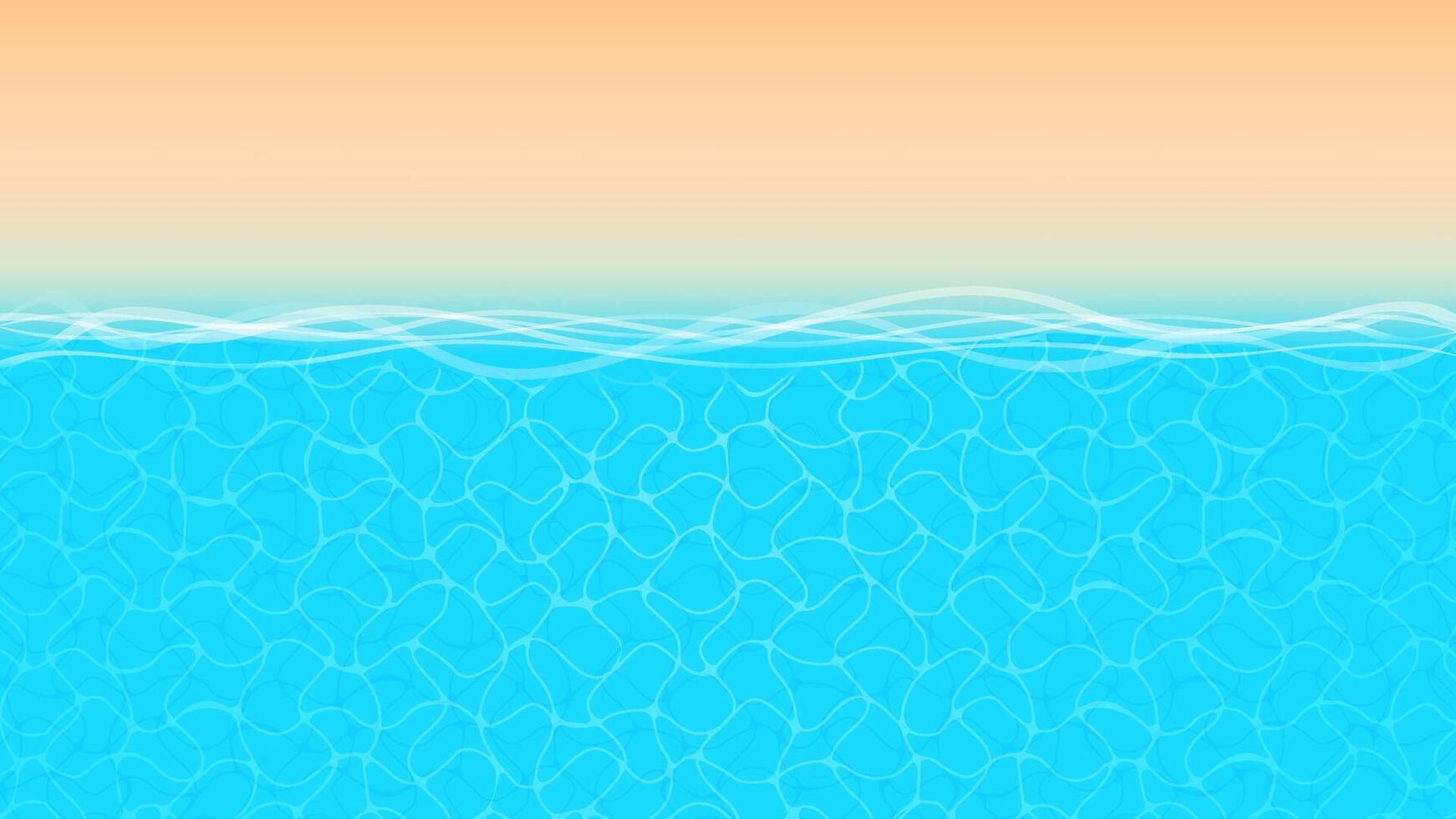 top view ocean beach seashore for background, tropical landscape with blue ocean and gold sand top view, beautiful white sand beach and crystal clear sea water in summer vector