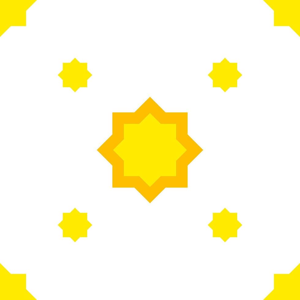 star seamless pattern on white background, star shape geometric and repeat pattern vector