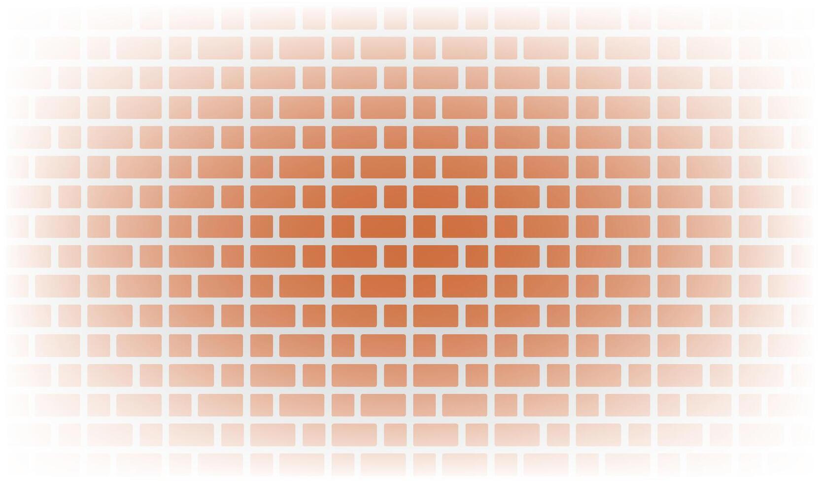 wall red brick and white blurred soft edges for background, concrete wall with red brown brick backdrop, pattern brick on wall structure of architecture, wallpaper cement wall red brick for copy space vector