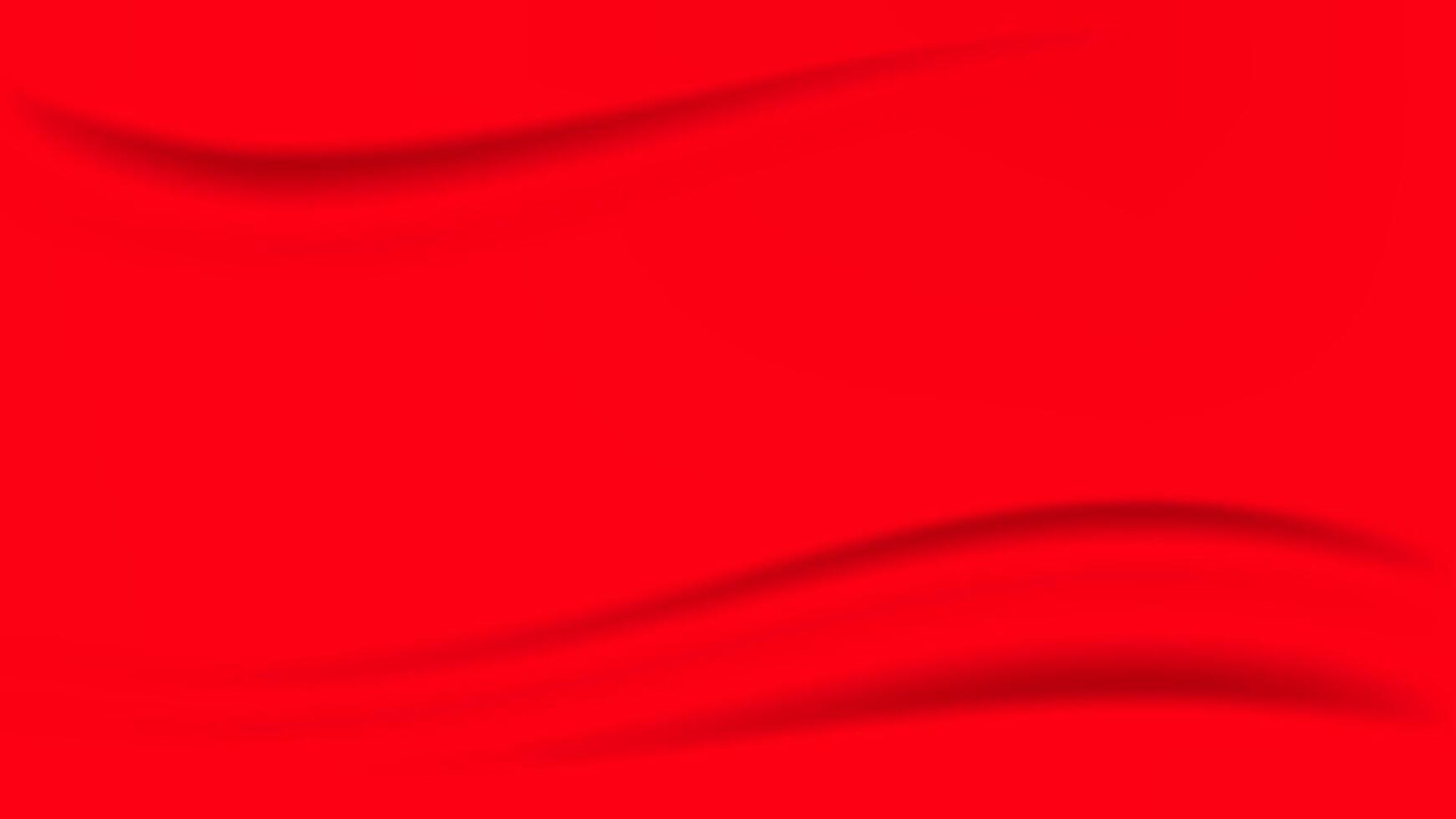 red fabric cloth smooth for a background, wavy fabric cloth red color, red gradient and wave curve for luxurious backdrop, fabric silk red for wallpaper, clothes texture flowing and ripple vector