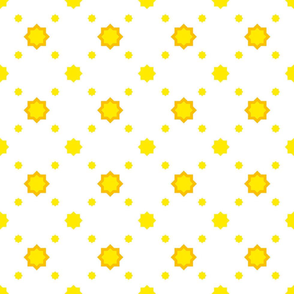 star seamless pattern on a white background, star shape geometric and repeat pattern vector
