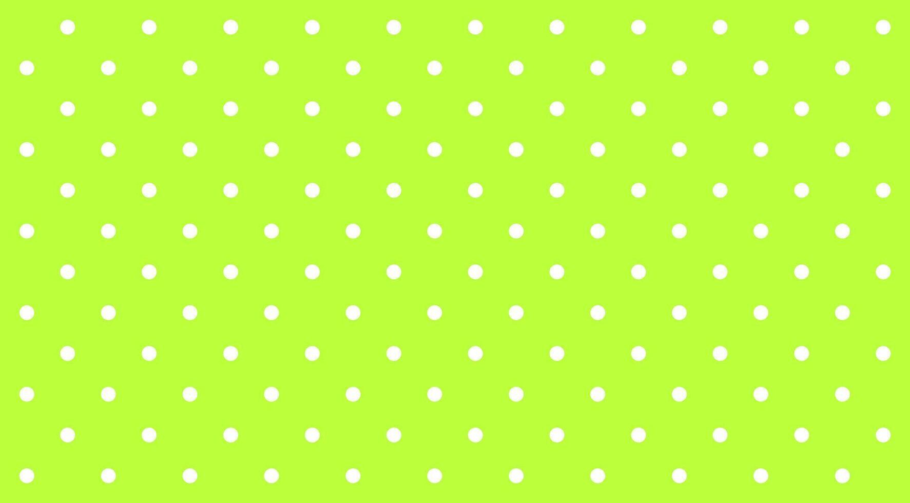 polka dot white on lemon green background, green bright simple with polka dot white small pattern, polka dots for decoration backgrounds, green color simple for dots pattern design fabric and textile vector