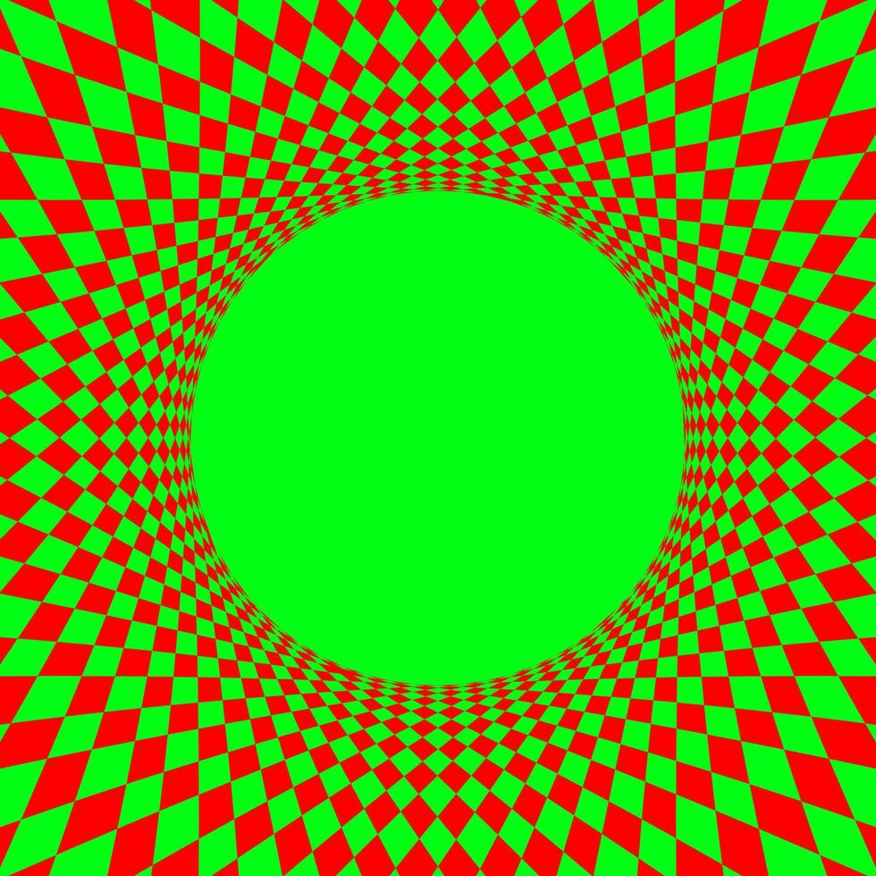 geometric art abstract red green for background, art line green red spiral optical for hypnotic wallpaper, geometry polygonal pattern with connected graphic line vector