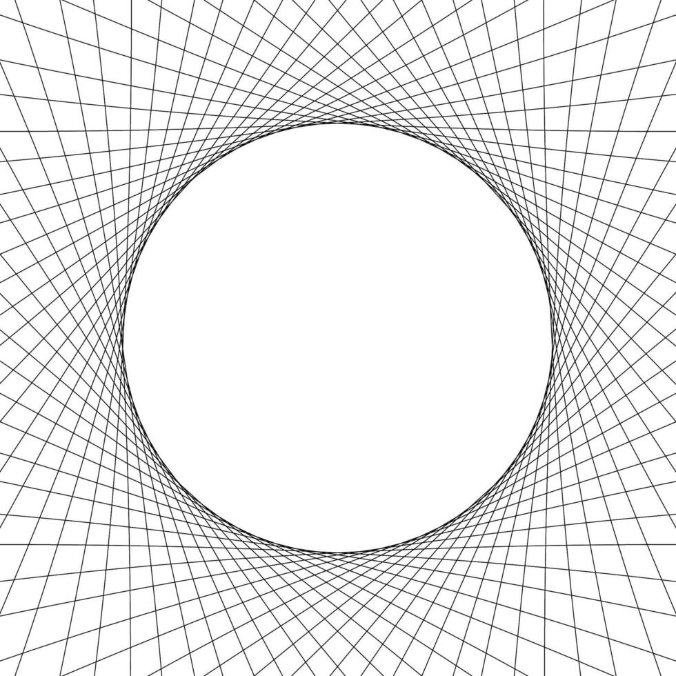 circle wave art lines abstract for background, optical line wave twirl black and white, dynamic motion curve of lines flowing wave, lines wave shaped array of blended points illusion, copy space text vector