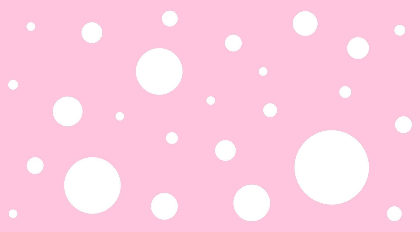 abstract white polka dot on pink pastel soft for background, polka dot white pattern cute, random scattered dots, pink soft and white polka dot pattern for confetti wallpaper vector