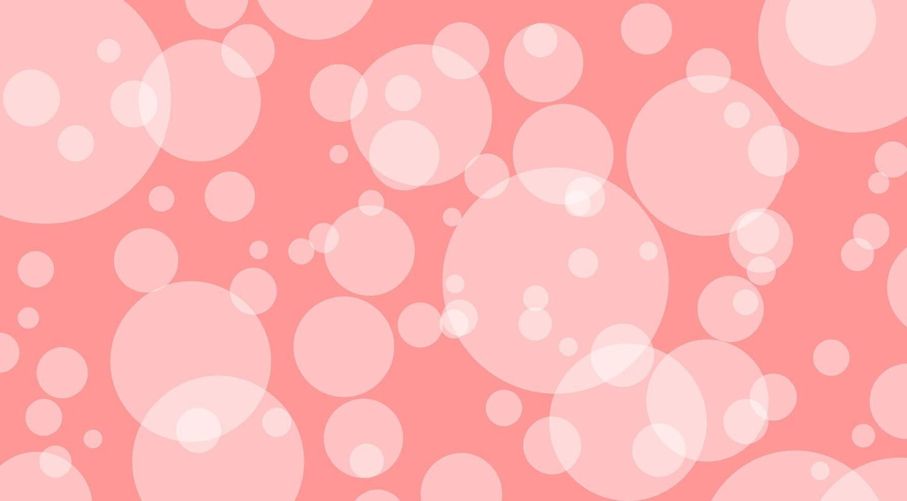abstract red bokeh, red pastel soft for background defocused, bubble bokeh glowing circle soft for wallpaper, polka dot bokeh, bubbles white on red pastel, blurred and smooth for light red backdrop vector
