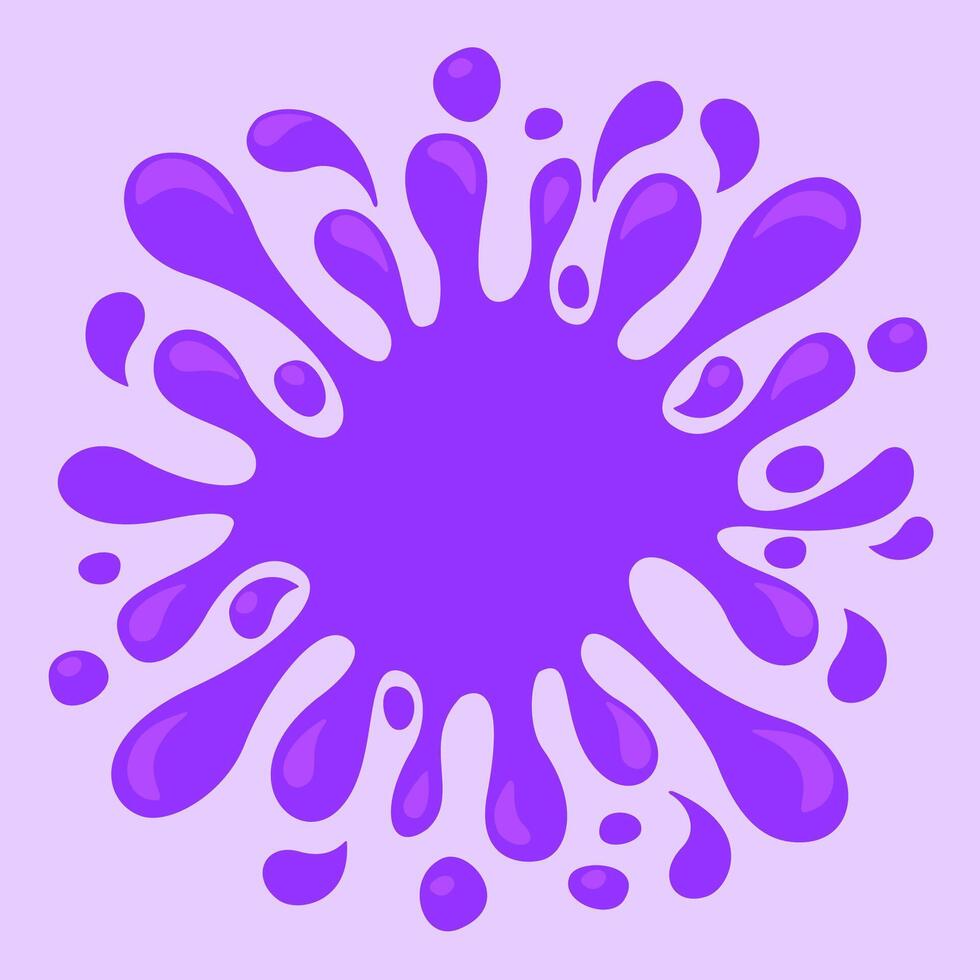 purple splash grape juice on purple background, graphic water blob pattern for design banner of vine packaging, illustration grape juice splash purple drop, water blob splash flow simple vector
