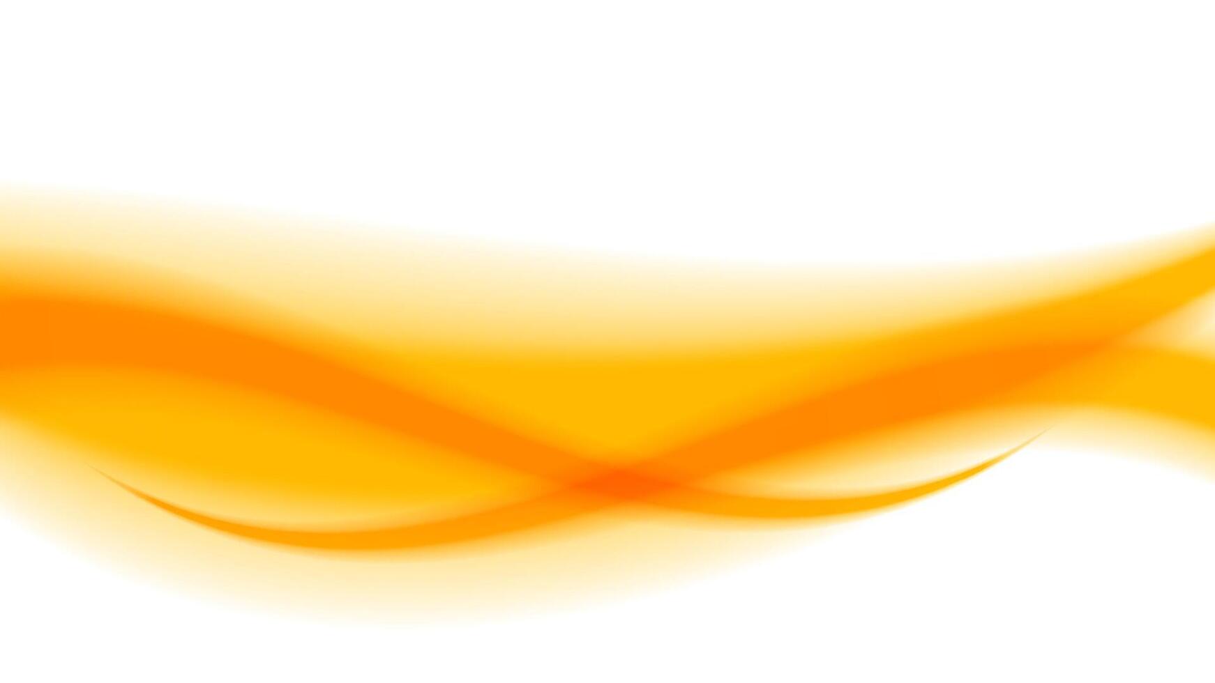 orange soft color wave shape for banner background, abstract graphic smooth for banner copy space, blurred gradient yellow orange wavy swirl soft, orange white with wave curve for backdrop vector