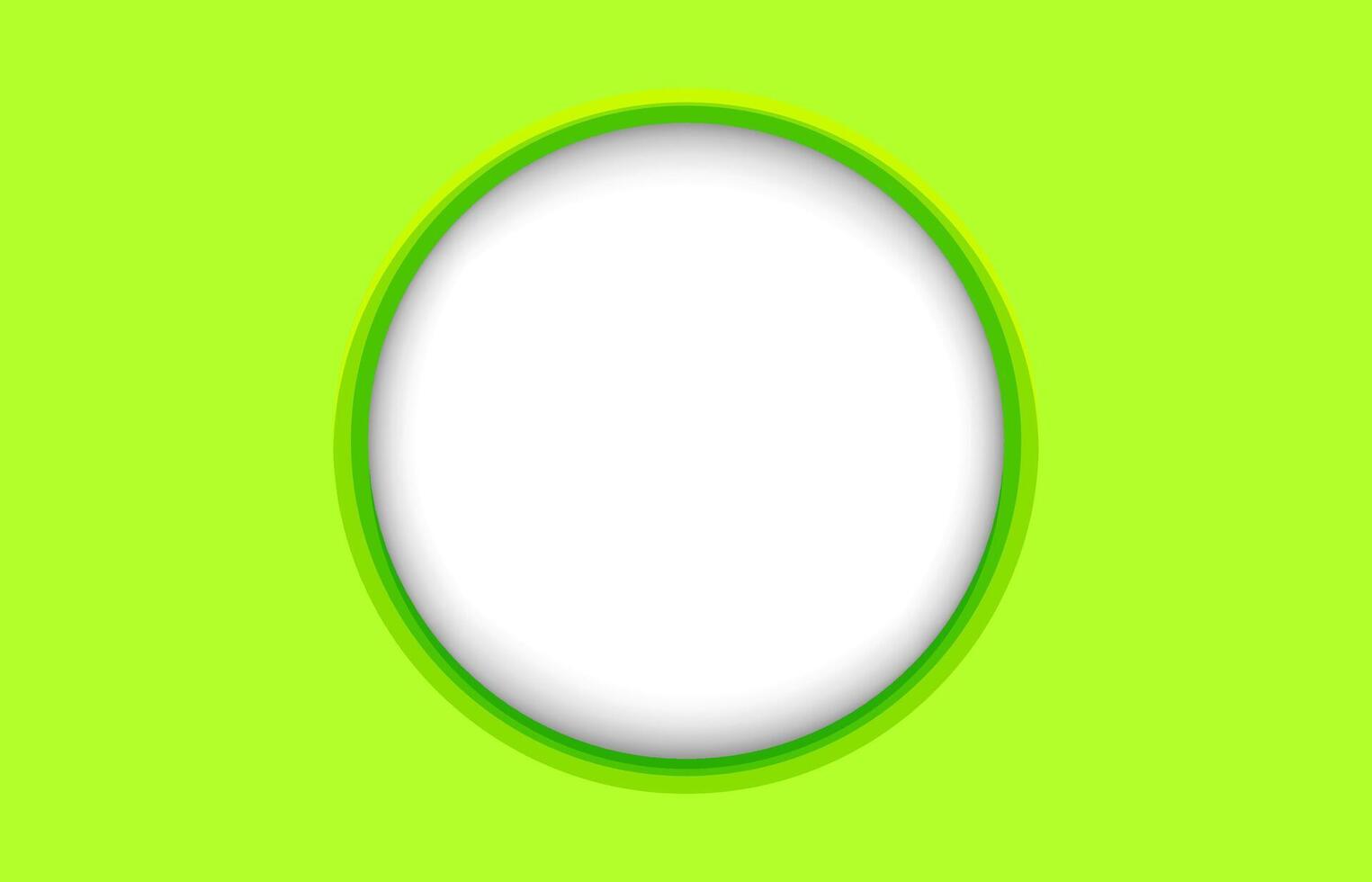 circle frame white on bright green for banner, banner frame ellipse shape for message, lemon green rectangle with circle frame for copy space text, oval modern green frame for background vector