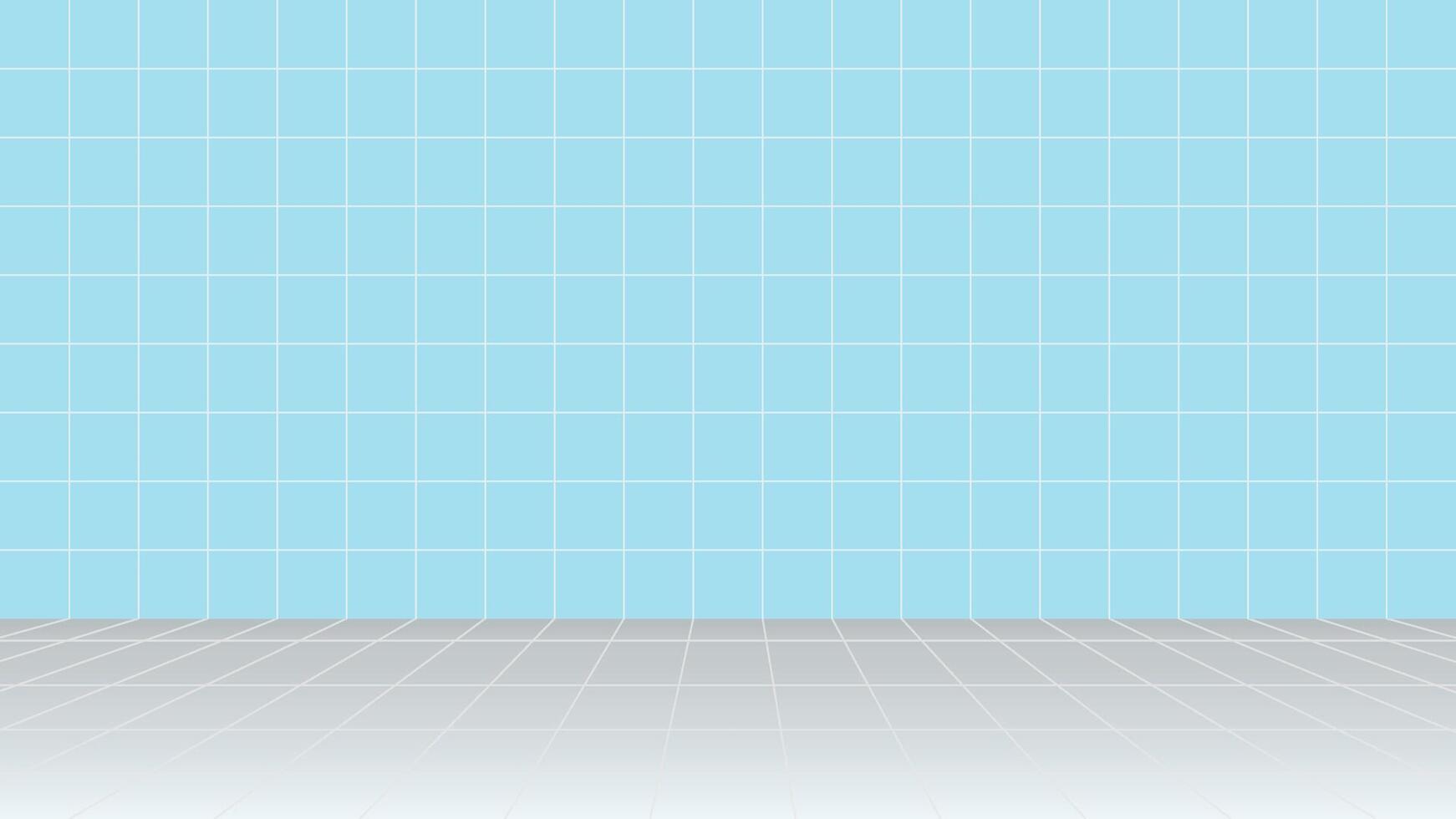 wall tile ceramic for architecture background, tiled floor blue pastel color inside room, illustration wall tiles light blue soft, mosaic tile and floor empty vector