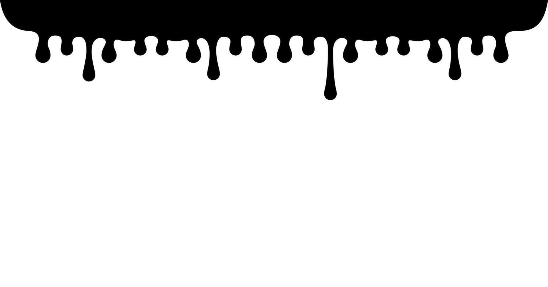 black ink drips flowing isolated on white, blood drop, blood stains, blood dripping for halloween background, bleeding bloody drop, bleed stain drips for graphic liquid drop, copy space vector