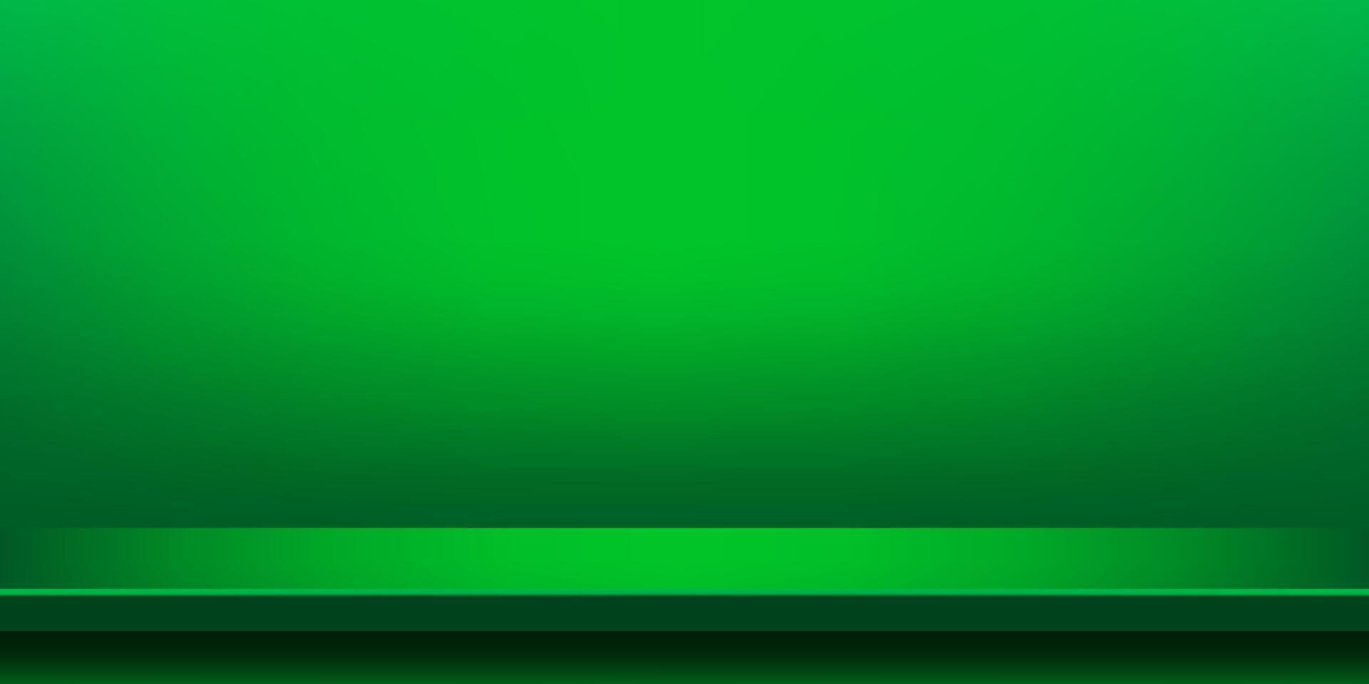 plank table green color on wall room for background, vivid green backdrop, copy space for advertise product display, table plank green front view vector