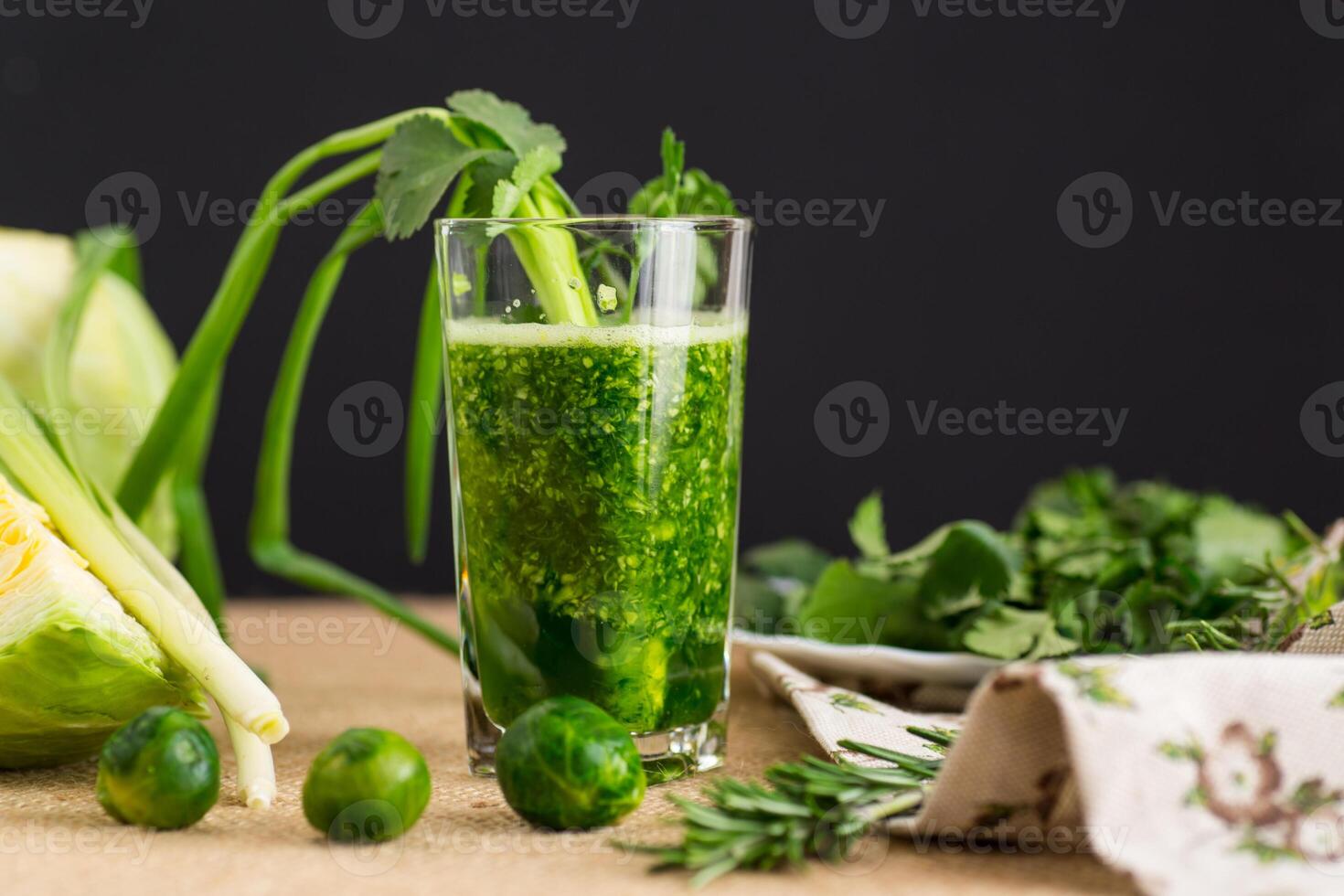 Diet raw food. Natural vitamin cocktail for health and energy photo