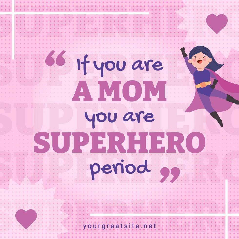 Quote Mother's Day Instagram Post template