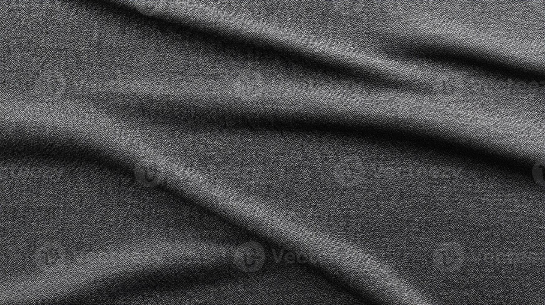 Dark Gray Soft Fabric Texture. Smooth Textile Background photo