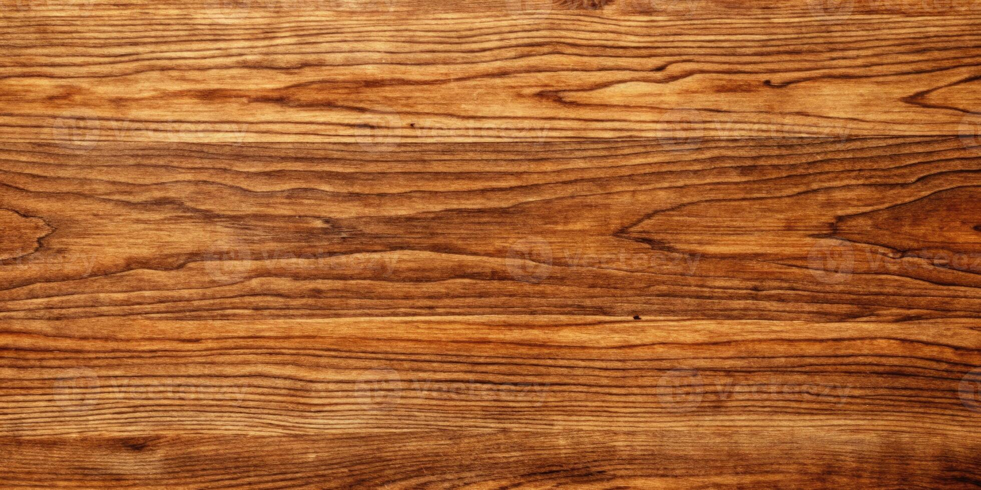 Smooth wooden surface with natural grain patterns. photo