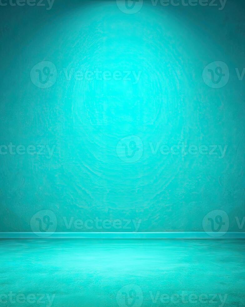 Underwater view with a calming turquoise gradient. photo