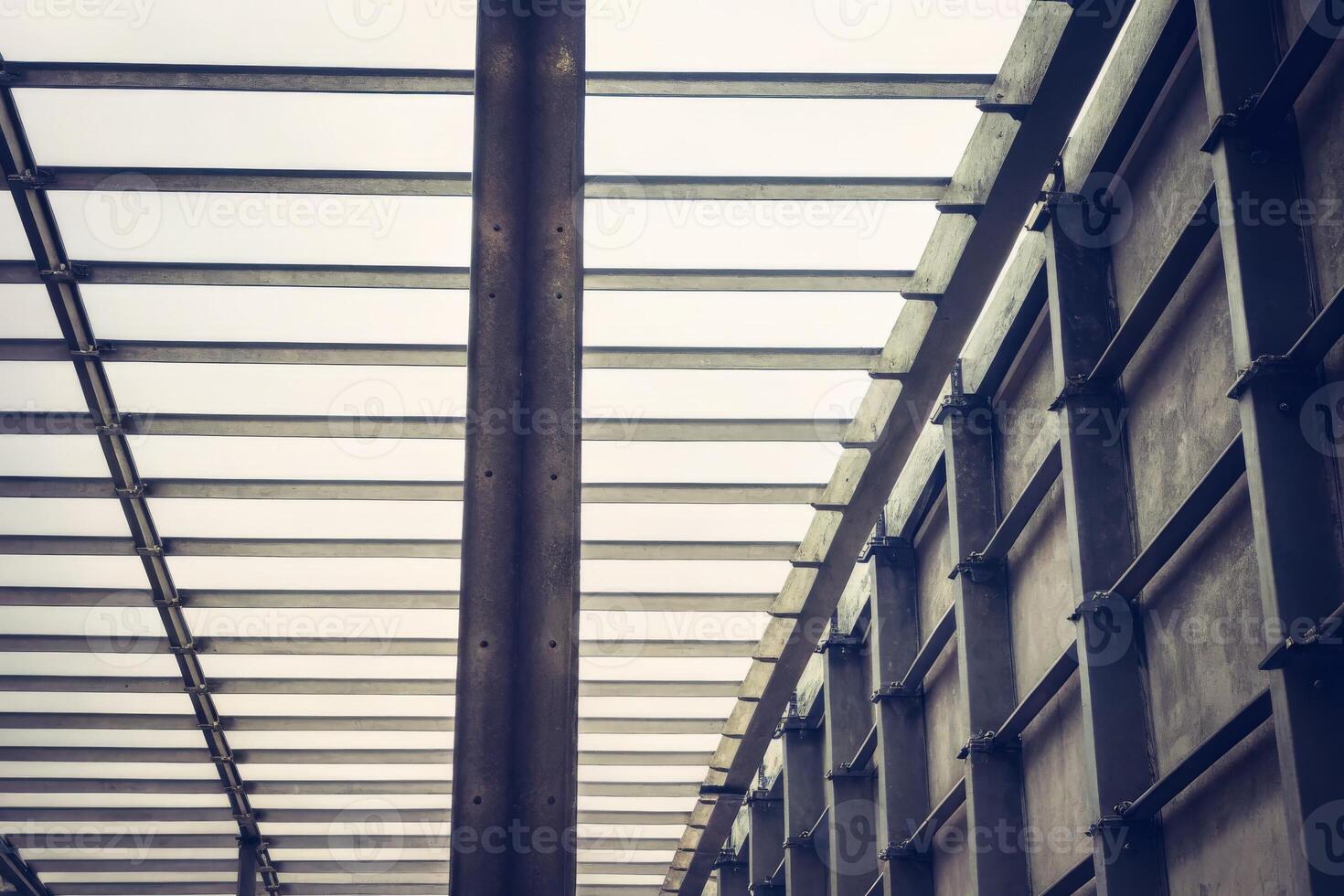 Modern Architecture with Metal and Glass Structures photo