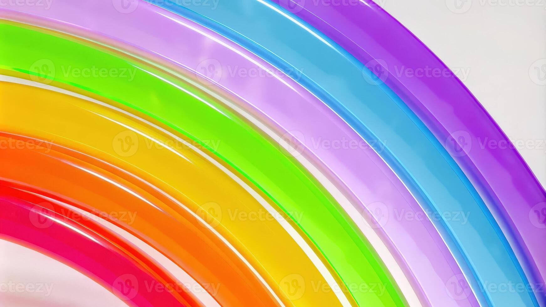 Colorful Abstract Design Featuring Bright Rainbow Stripes photo