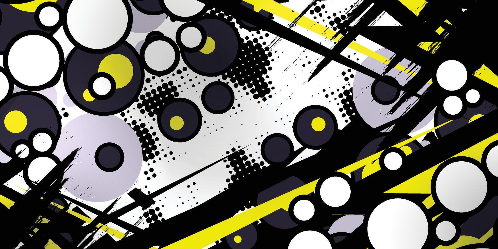 Abstract racing background with circle object vector
