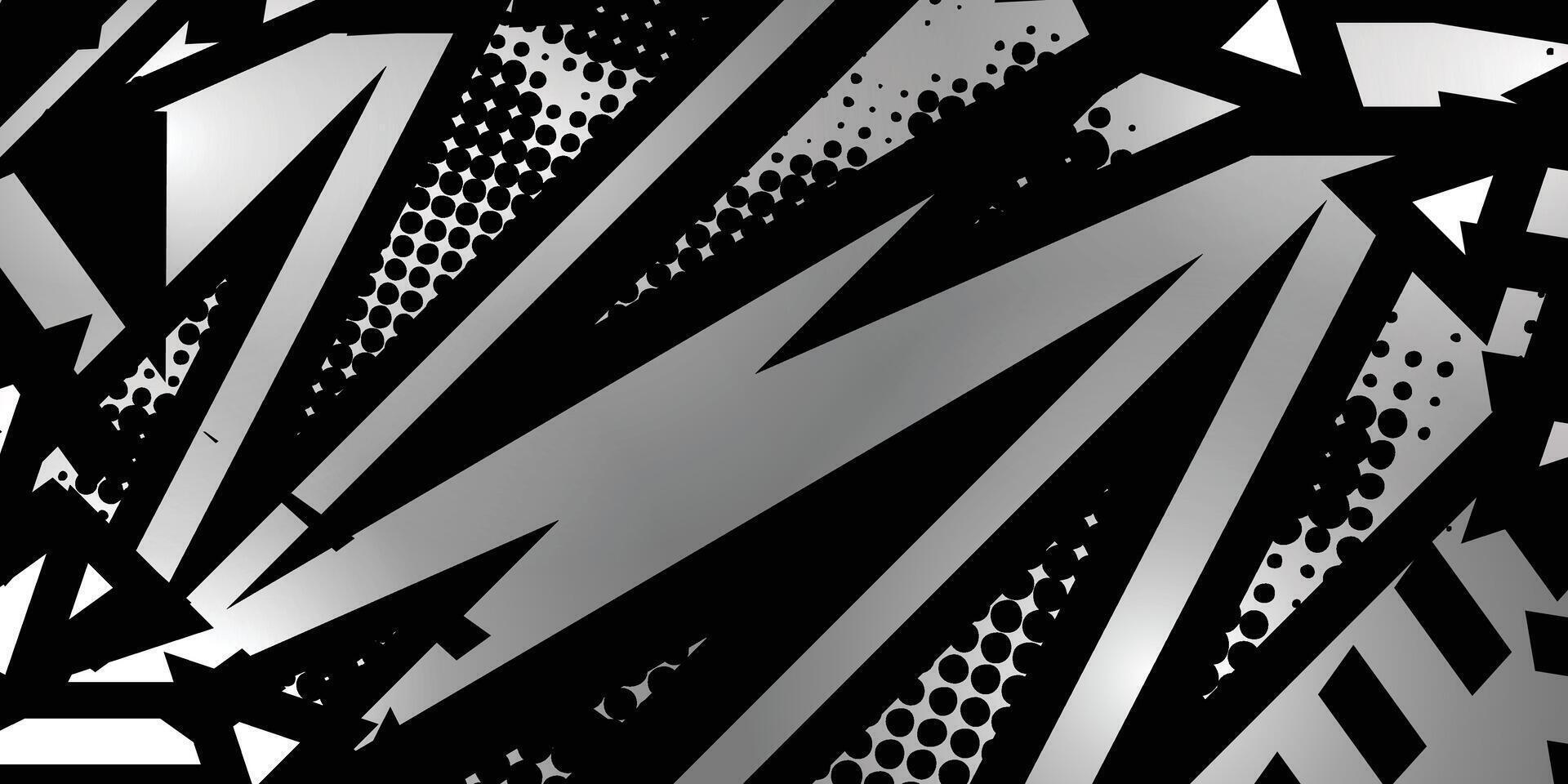 Dark gray abstract background with black abstract pattern vector