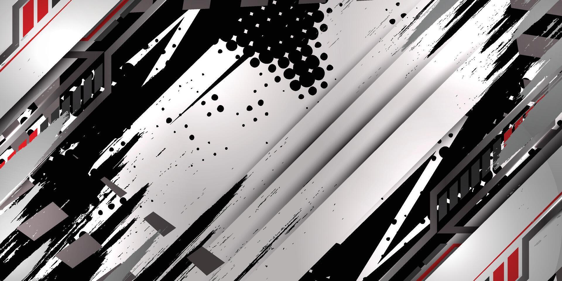 Dark gray abstract racing background vector