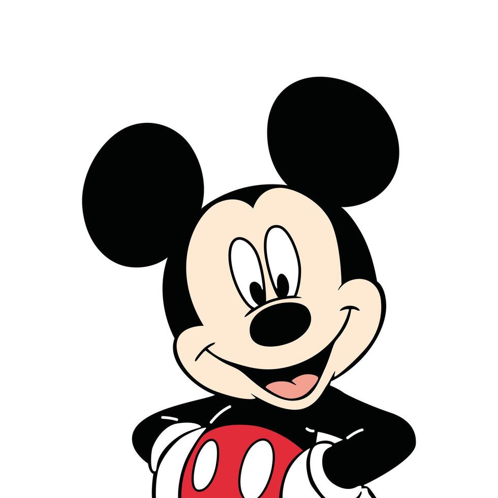 Mickey character cute vector