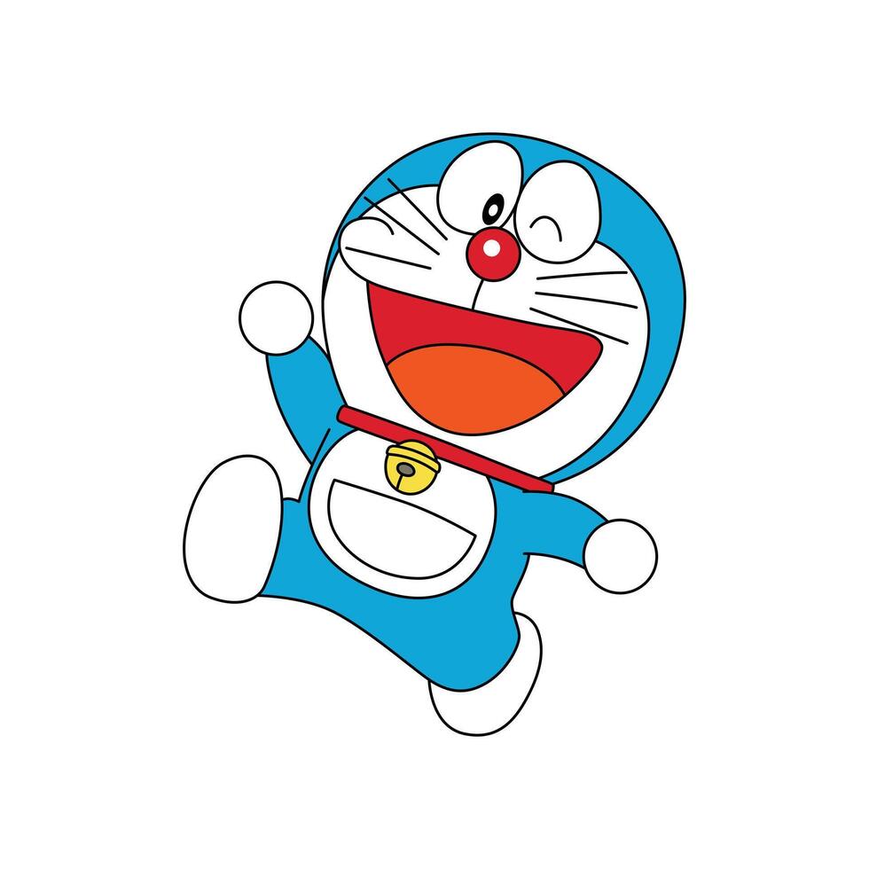 Cute Doraemon Cat vector
