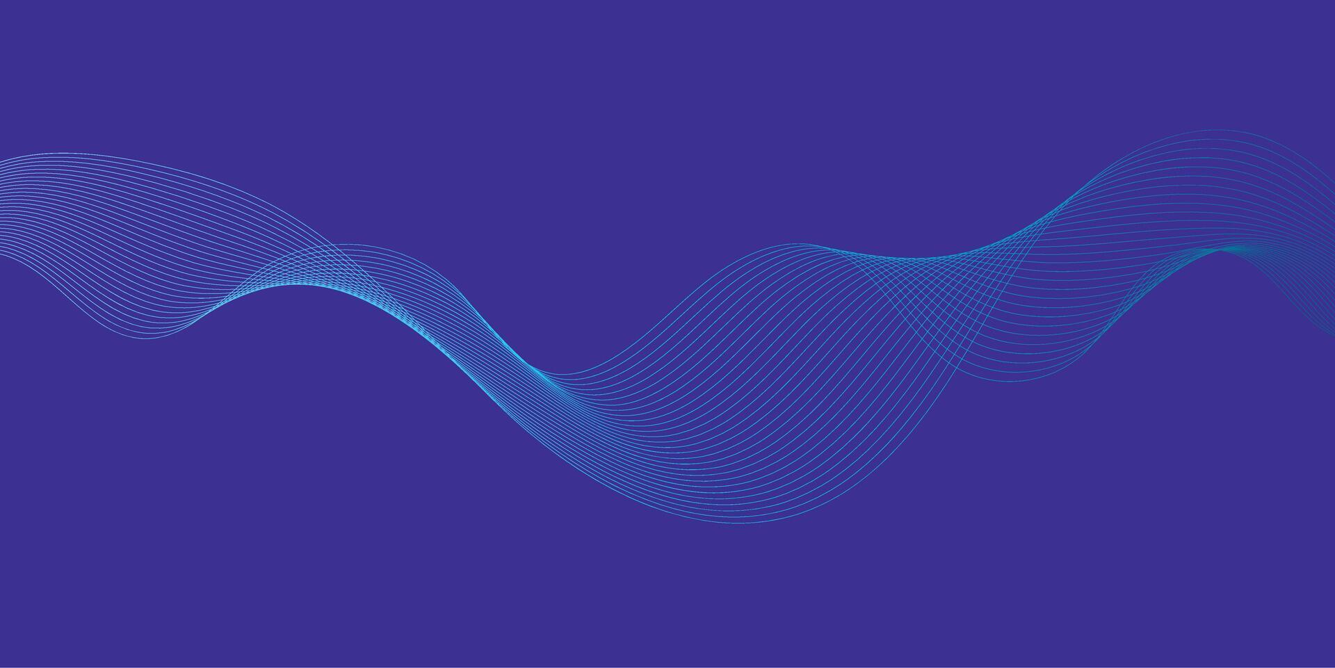 Abstract Flowing Waves Banner Modern Fluid Design Background vector