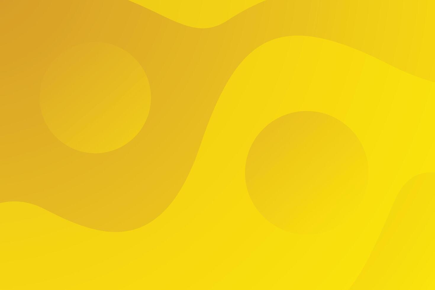 Modern Abstract geometric shapes background. Minimal shapes composition. Quiet and simple yellow backdrop. vector