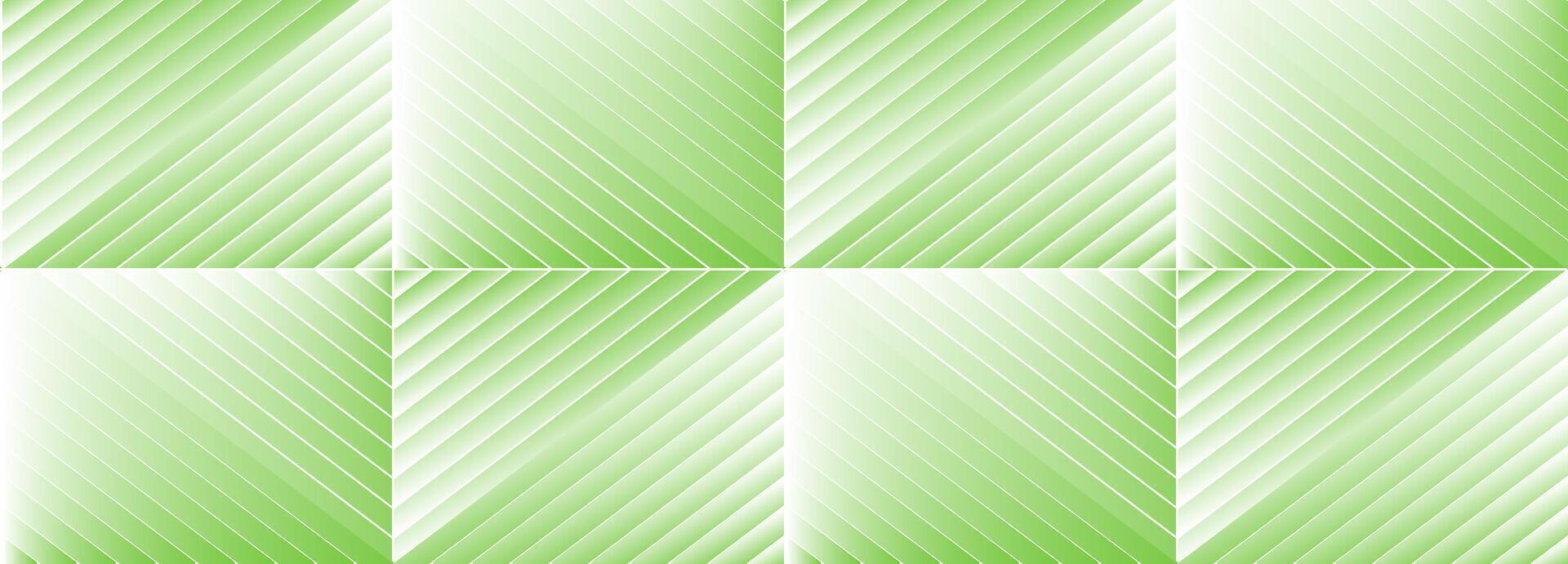 Green diagonal gradient pattern with geometric symmetry vector