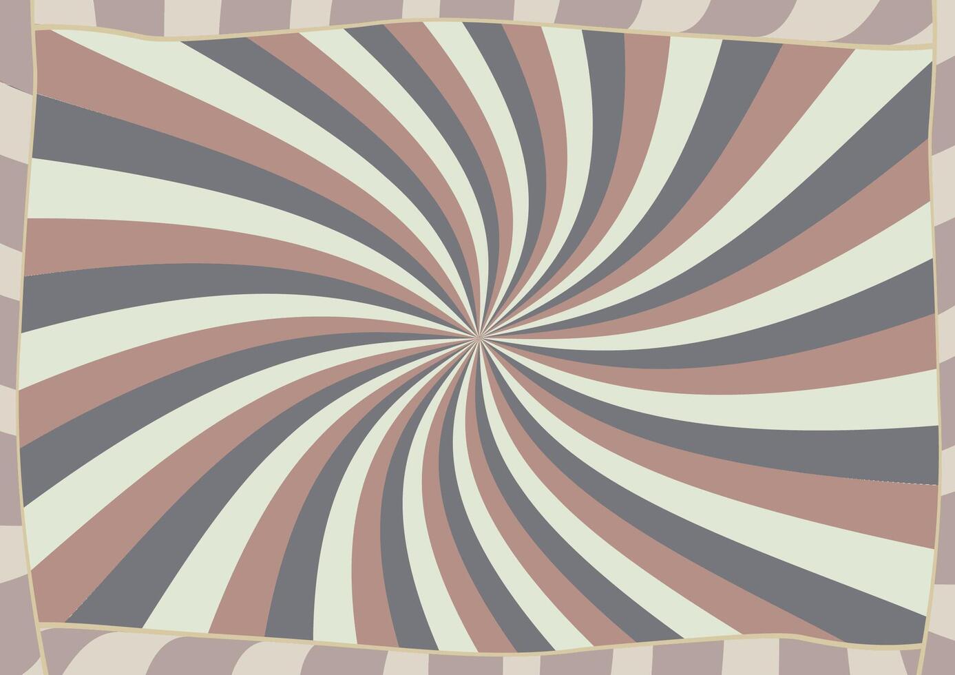 Mesmerizing swirling abstract pattern with hypnotic optical illusion effect vector