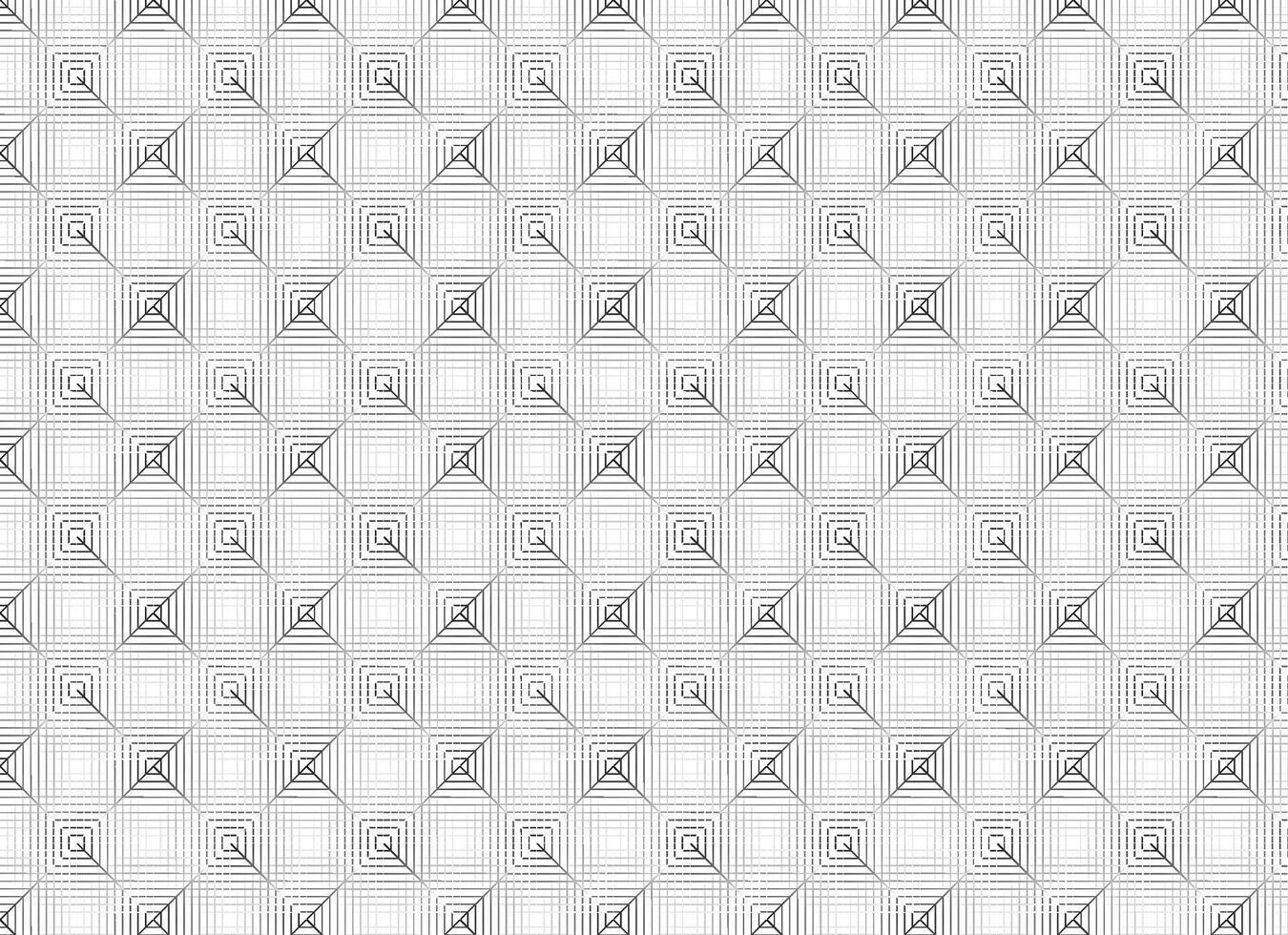 Geometric pattern with hexagonal grid and intricate line design vector