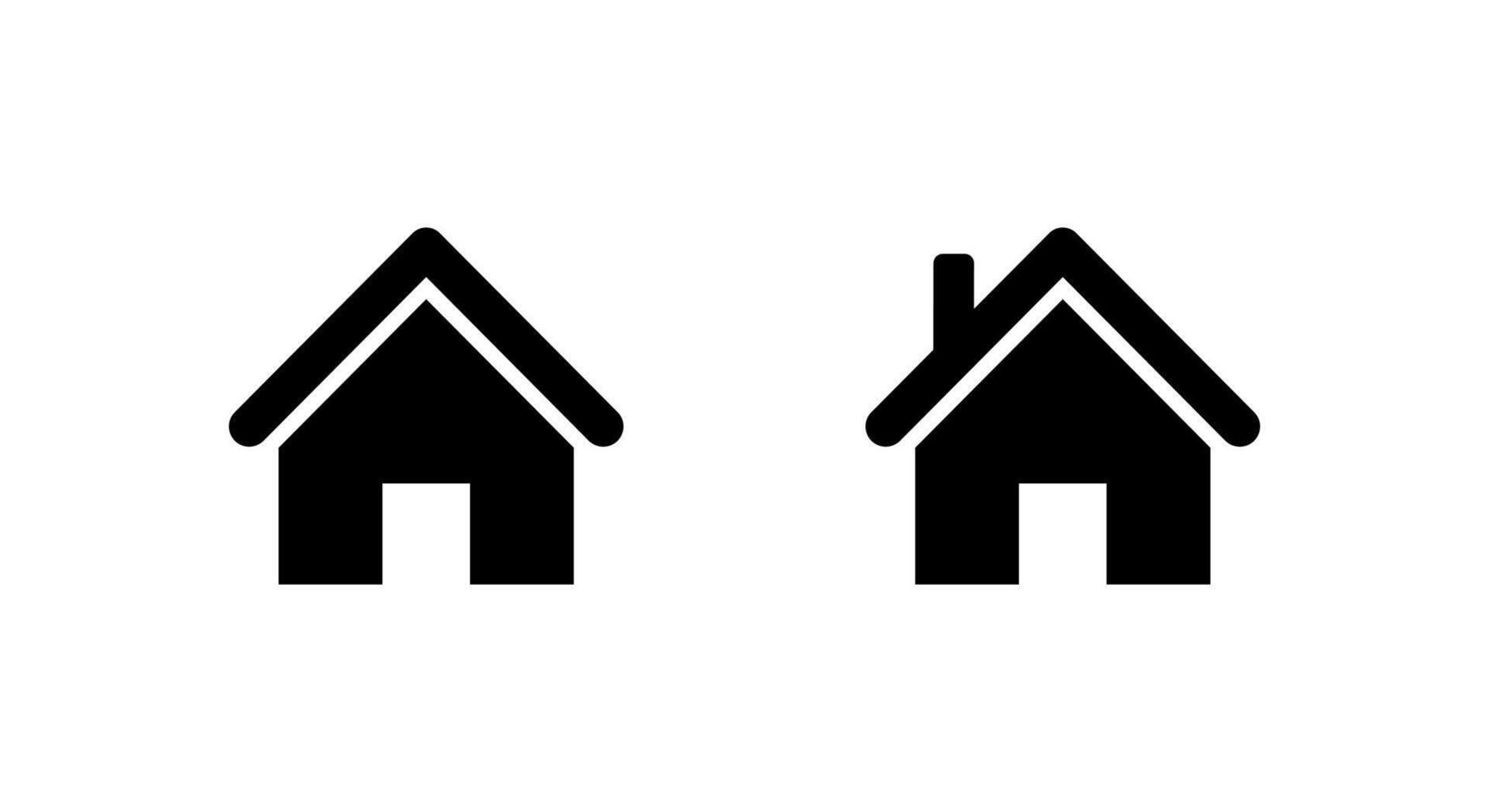 Home, homepage icon in generic design. Address, house sign symbol vector