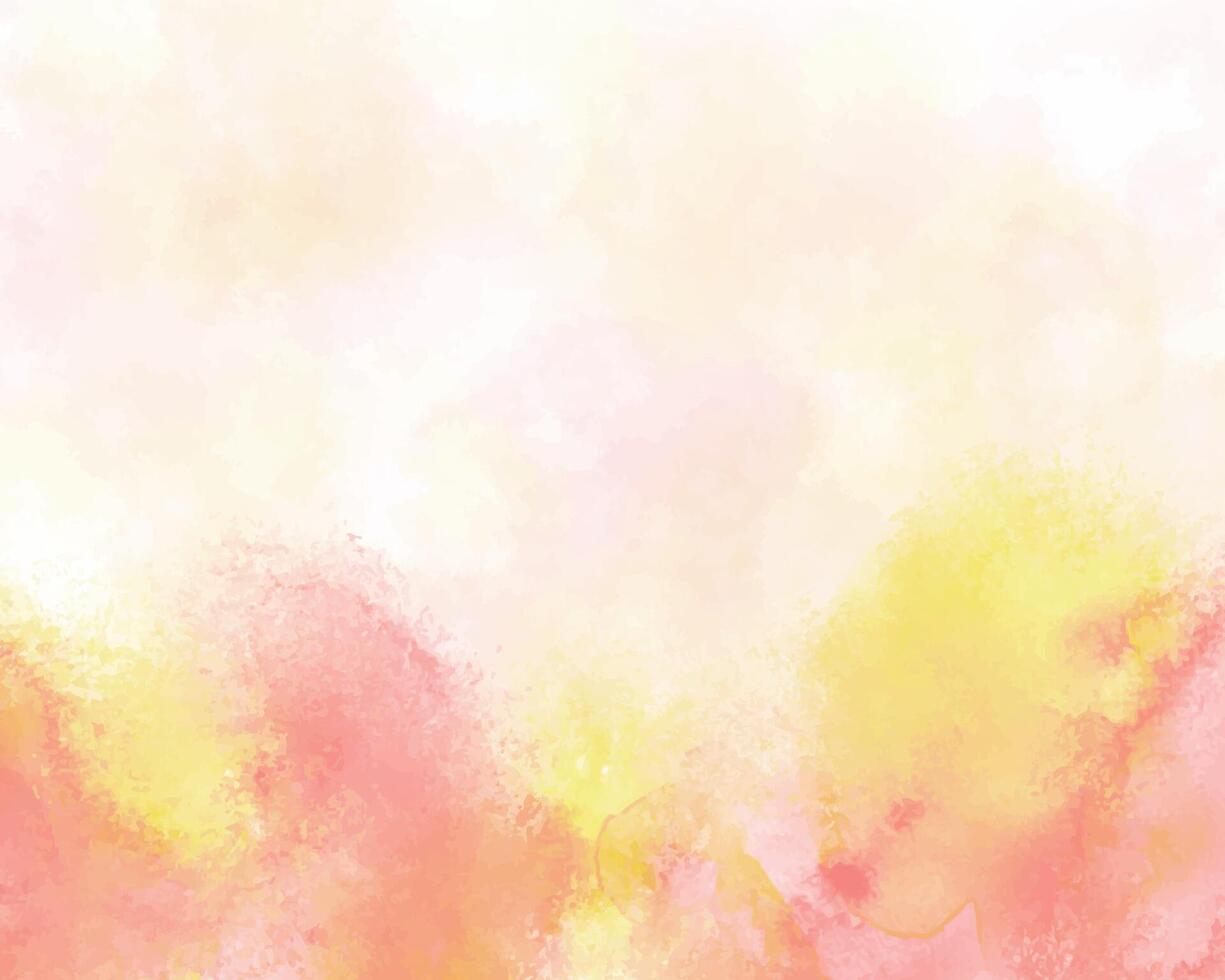 Soft pastel watercolor tones blending in abstract style. vector